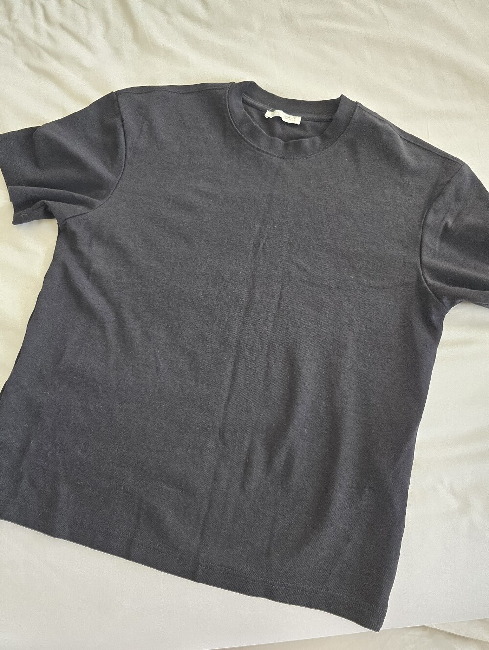 ZARA Men's Classic Crew Neck Tee - Black